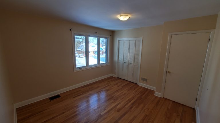 Master bedroom (12`x 11'3") - windows facing Braydon Ave.