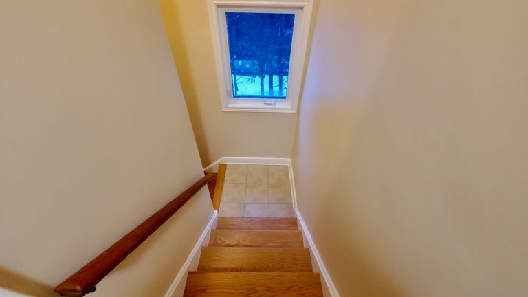 Stairs leading to upper level